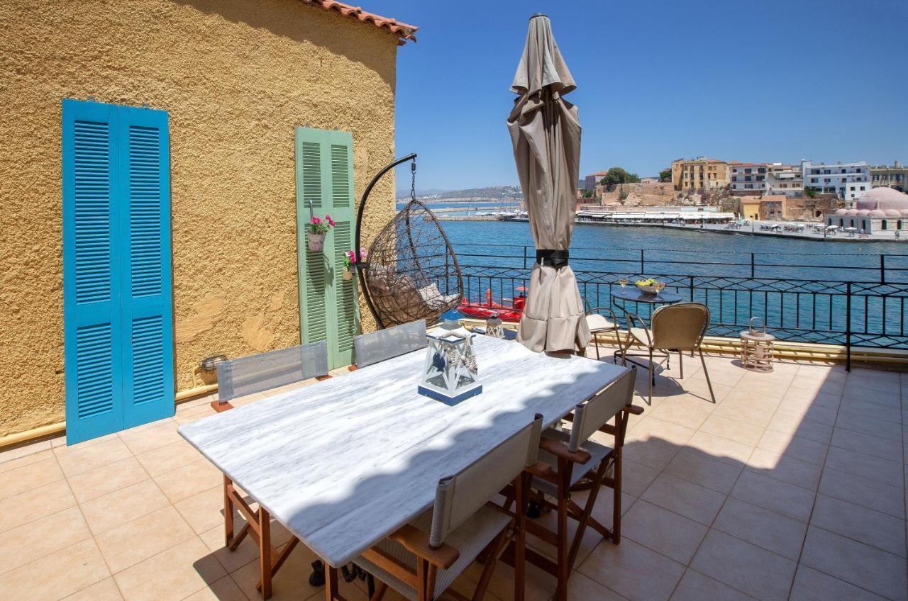 ハニアCasa Alba Seaview Houseアパートメント エクステリア 写真